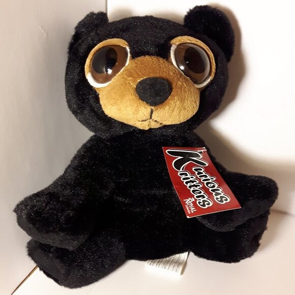 Kurious Kritters Black Bear 8 inch NWT - Picture 1 of 3